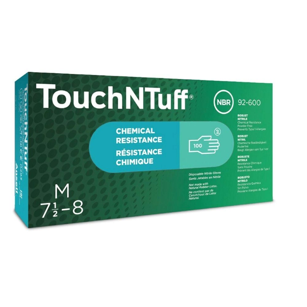 handschuhe chemikalienbeständigkeit tabelle ansell Ansell TouchNTuff 92-600 Handschuh