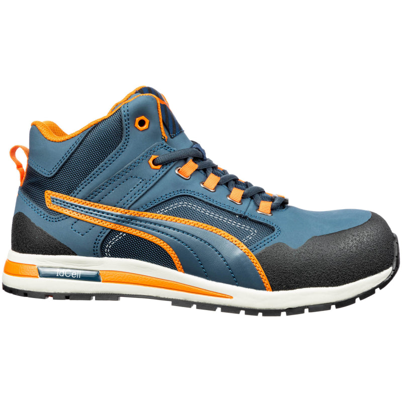 Puma Safety Crosstwist Mid 633140 S3 (Blauw/Oranje)
