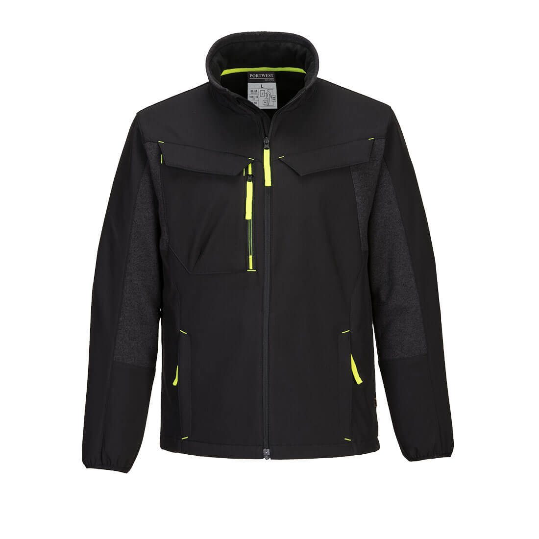Portwest WX3 Leaf Softshell Jacket (Zwart)