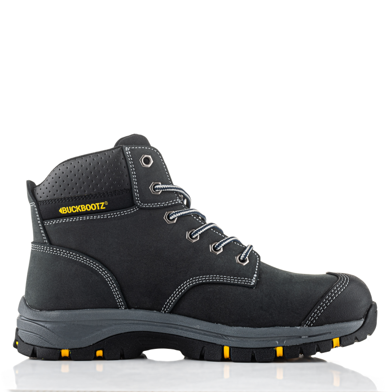 Buckbootz Wizardz WIZL1BLK S3S Hoge werkschoen