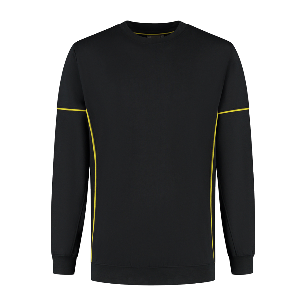 santino-contrast-sweater-chris-zwart-geel