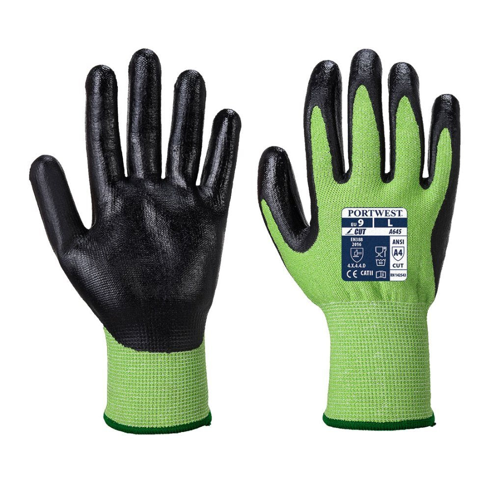 12 Paar Portwest Foodsafe Snijbestendige Handschoen Cut 5/D A645