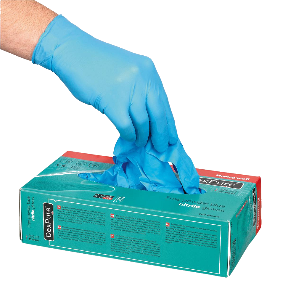 honeywell-dexpure-800-91-wegwerphandschoen-100-stuks-blauw
