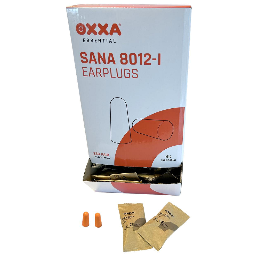 oxxa-essential-sana-8012-i-oordop-dispenser-250-paar-37-dba-oranje