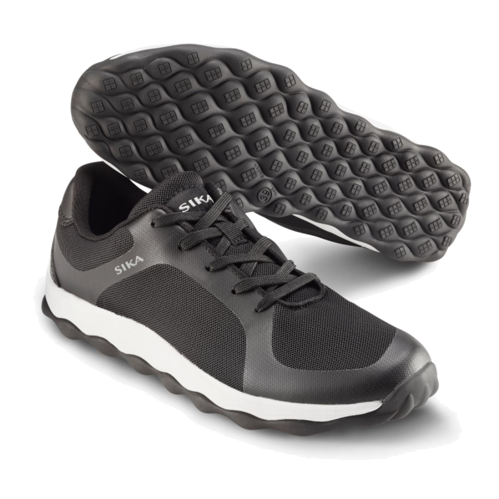 sika-bubble-50011-lage-sneaker-move-zwart-wit