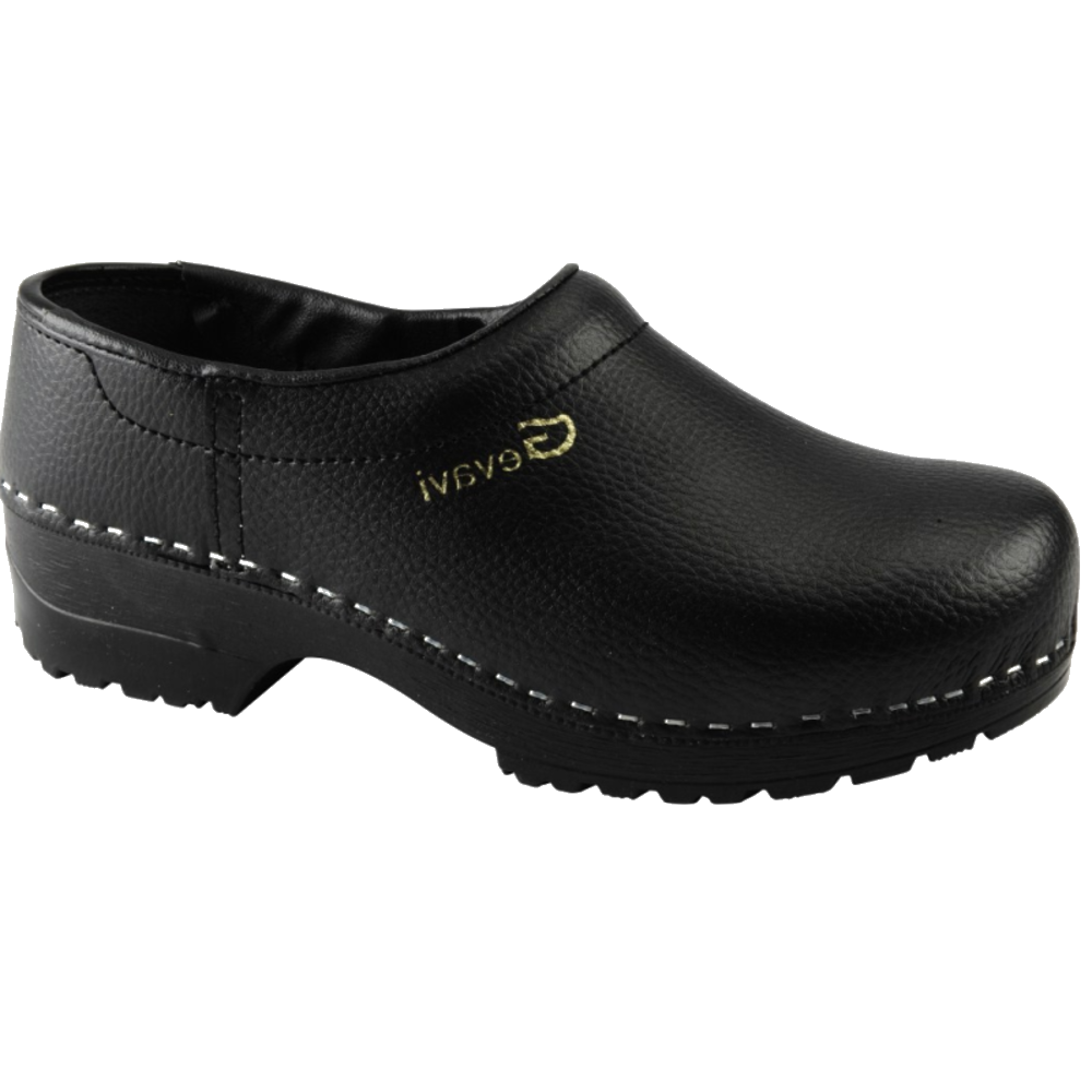 gevavi-schoenklomp-jens-dh-pu-zool-polster-zwart