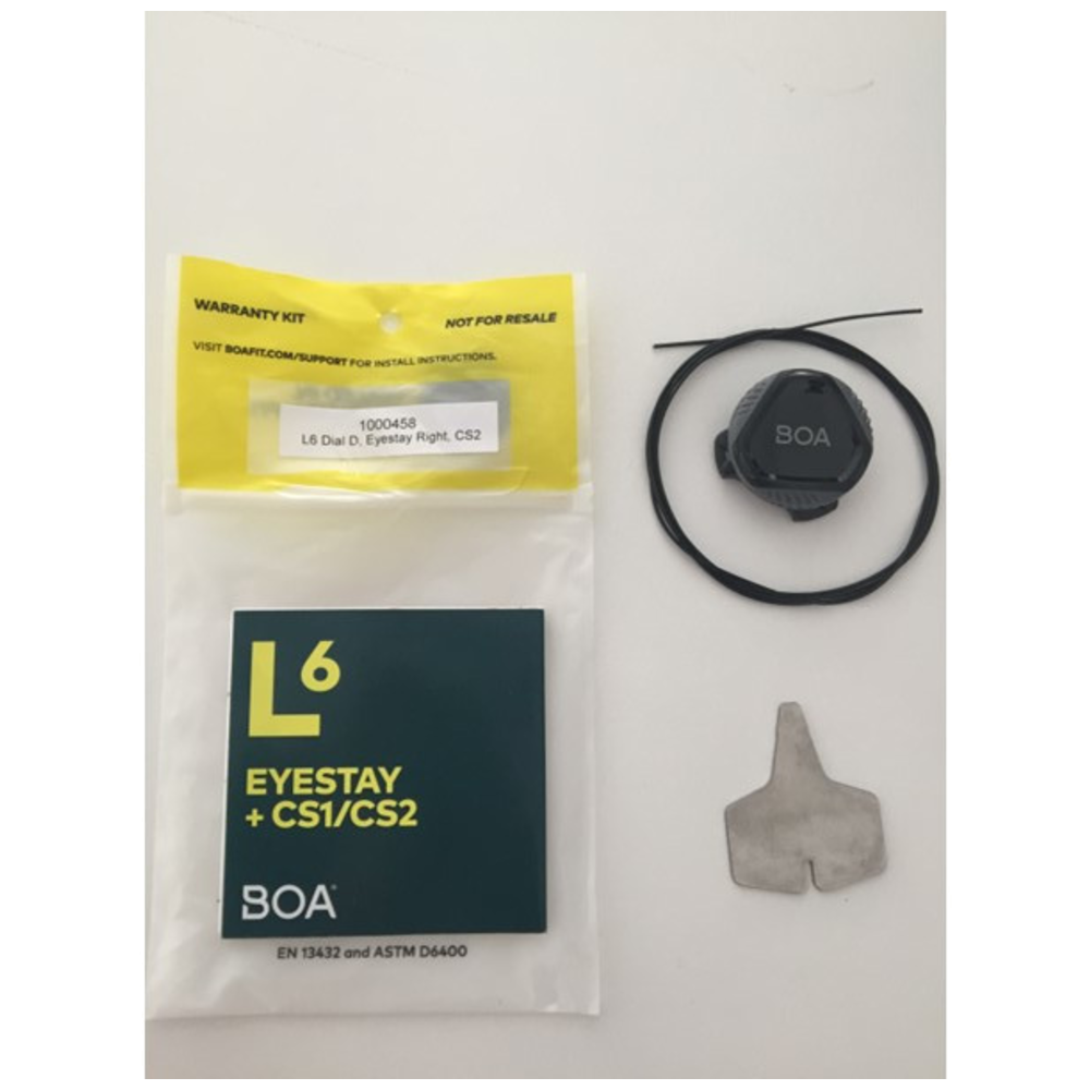 BOA reparatieset L6 Eyestay zijkant Rechts 1000458