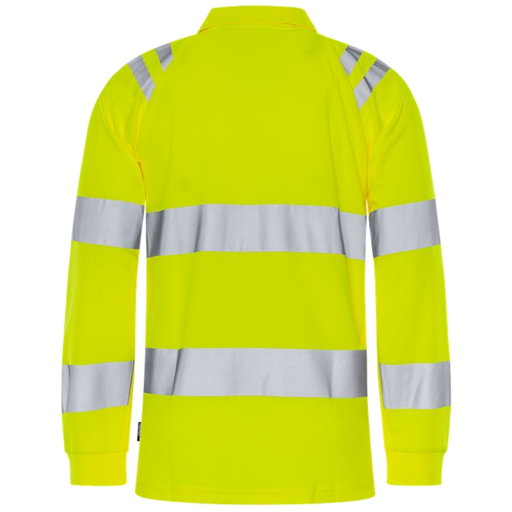 Fristads Trofta Hogezichtbaarheids poloshirt met lange mouw klasse 3 7864 GPST 301260