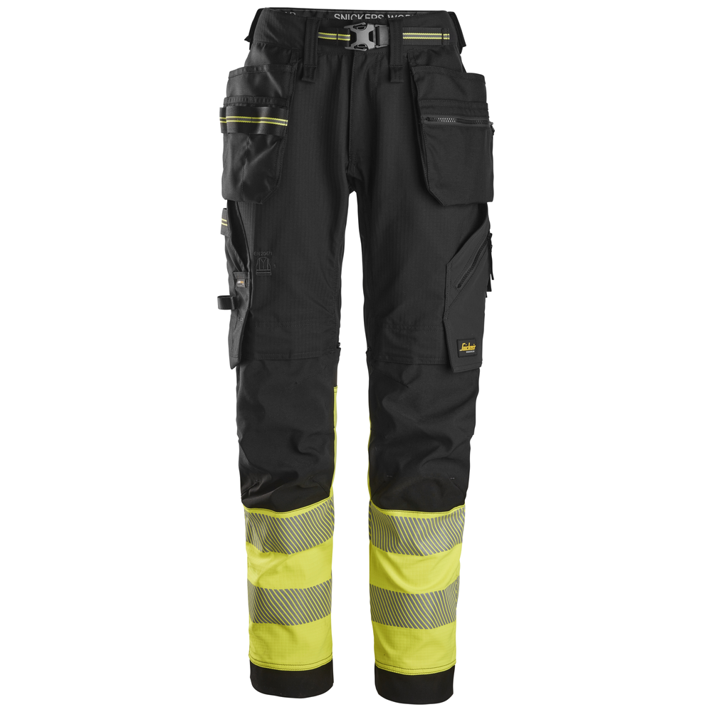 Snickers High-Vis KL1 Stretch Werkbroek Holsterzakken 6934