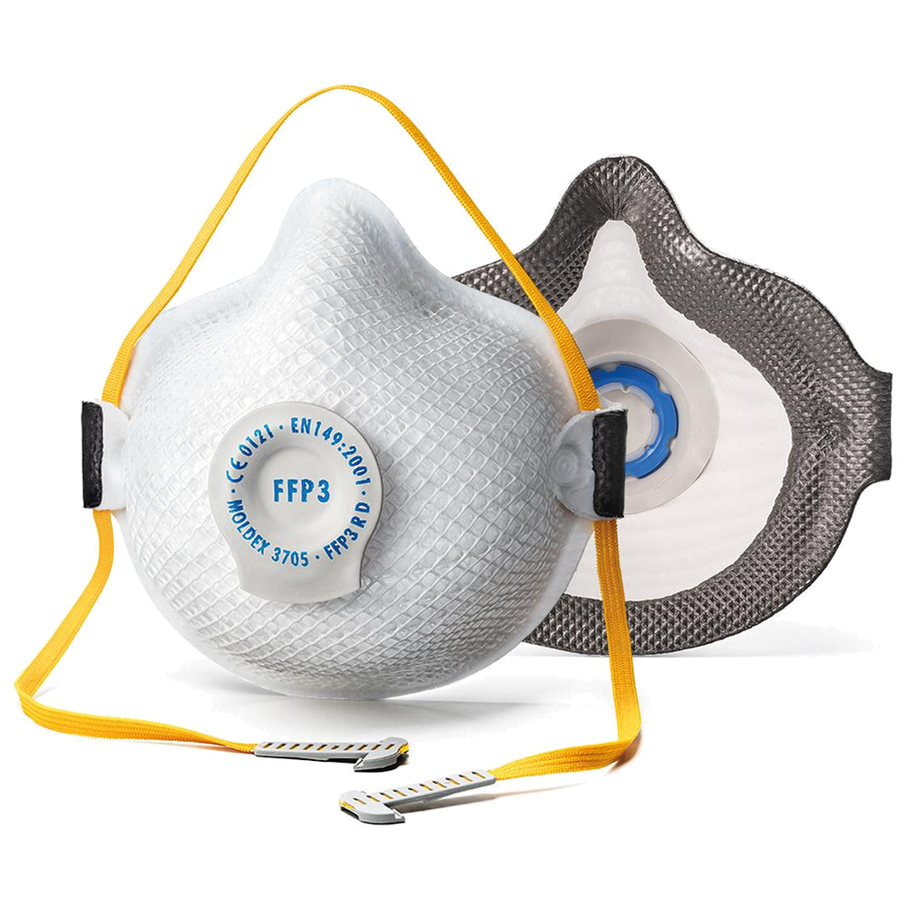 Moldex 370515 stofmasker FFP3 R D met uitademventiel
