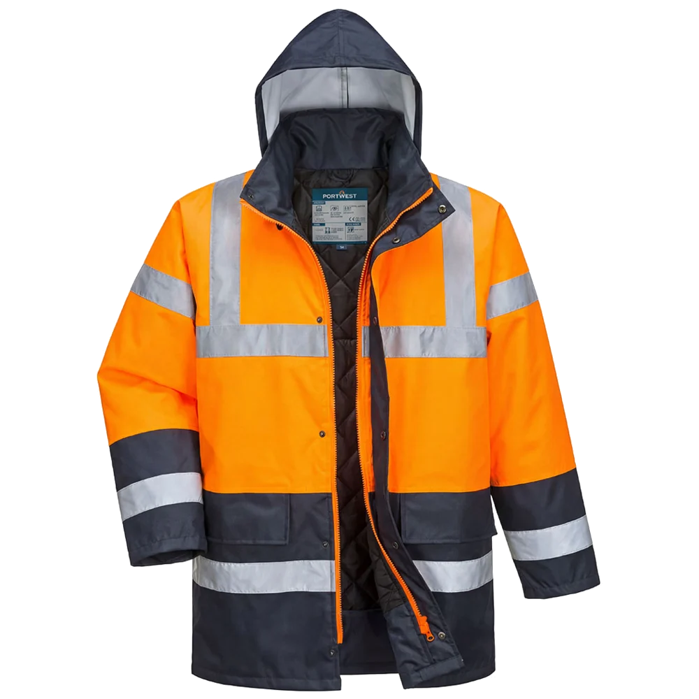 Portwest ES1 Essential Hi-Vis Contrast Winter Traffic Jacket Kl.3 ES466