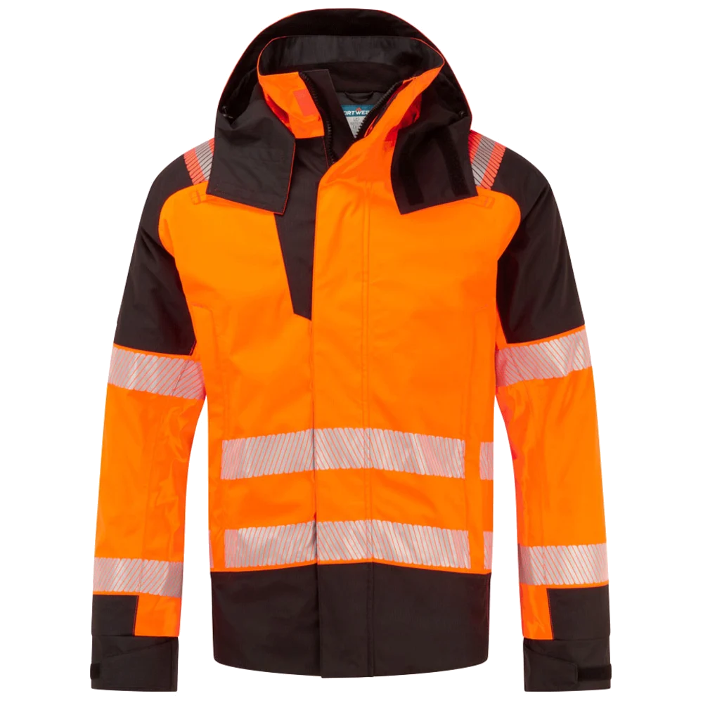 Portwest PW3 Flame Retardant Modaflame Rain Hi-Vis winter jacket FR606