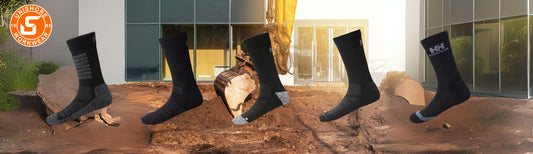 De 6 best beoordeelde werksokken op een rij