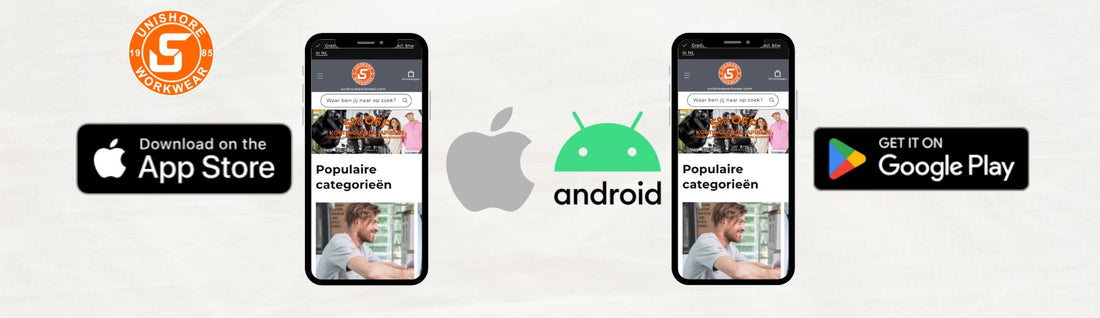 Nieuw: De Unishore Workwear App voor Android en Apple