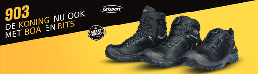 Grisport 903L collectie uitgebreid met model BOA sluiting en model met Ritssluiting
