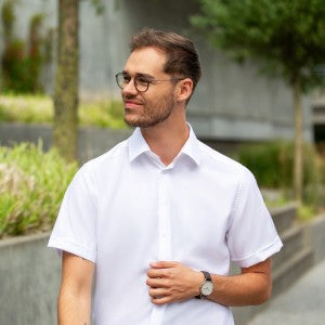 Overhemden Heren Korte Mouw