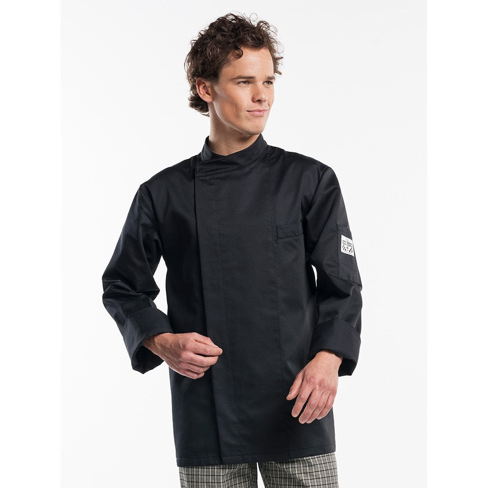 Chaud Devant Basix Chef's Jacket Bacio Black 977 - Unishore Workwear