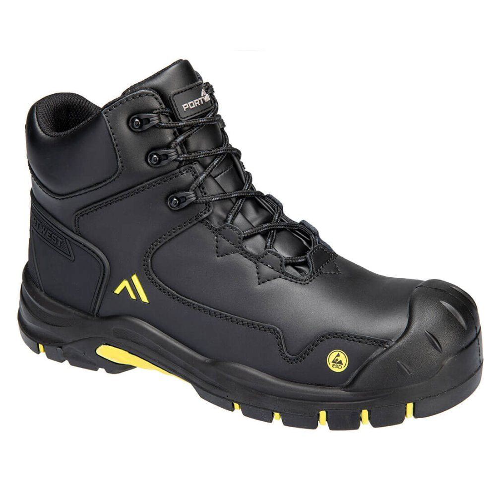 Portwest Apex Composite Mid Boot S3S ESD HRO SR SC FO FC18 UnishoreWorkwear Unishore Workwear