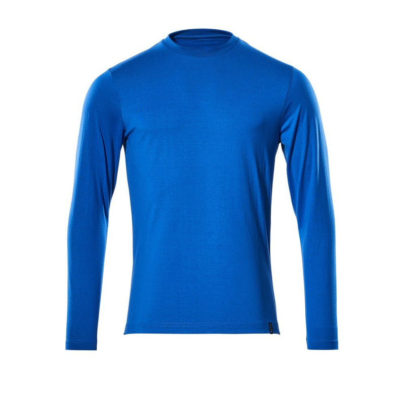 mascot-t-shirt-lange-mouwen-helder-blauw