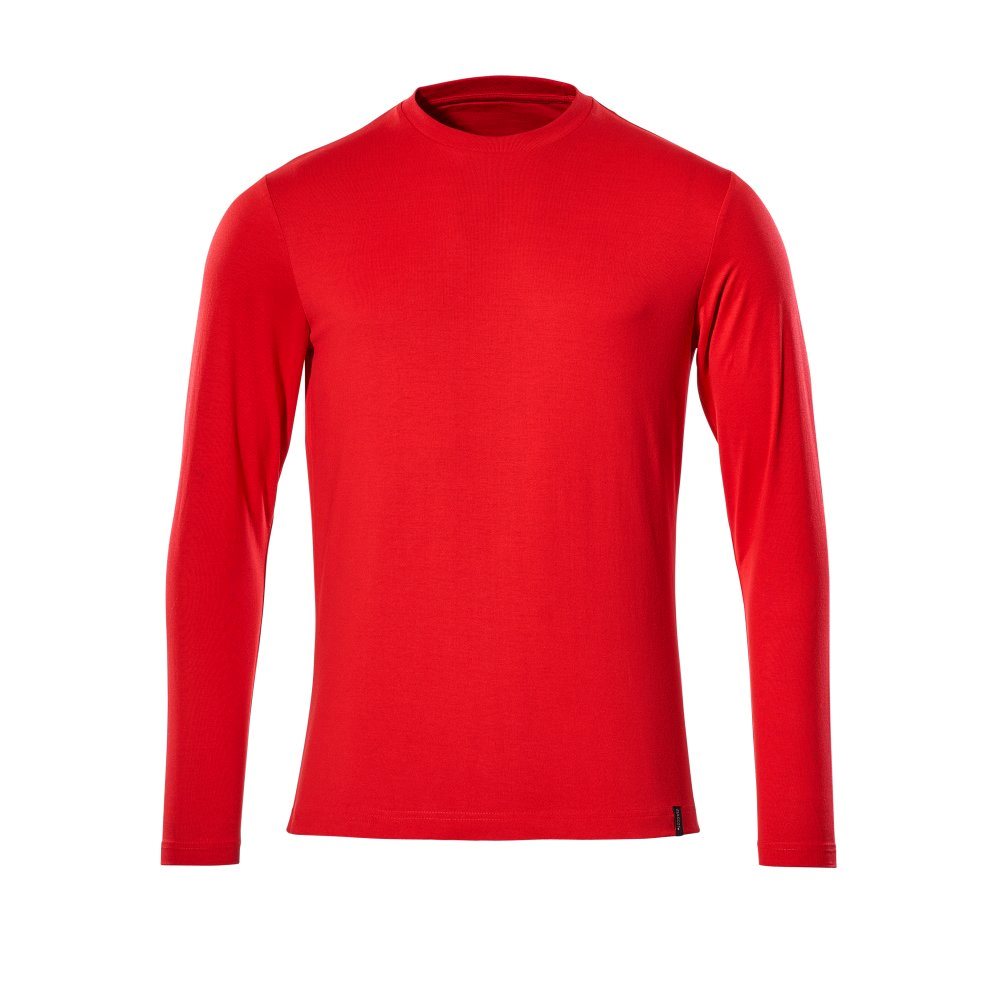 mascot-t-shirt-lange-mouwen-signaalrood