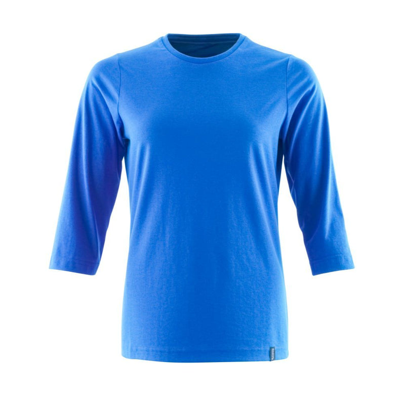 mascot-dames-t-shirt-3-4-mouw-helder-blauw