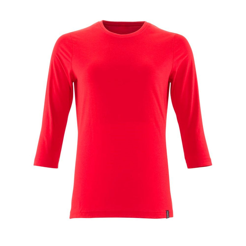 mascot-dames-t-shirt-3-4-mouw-signaalrood