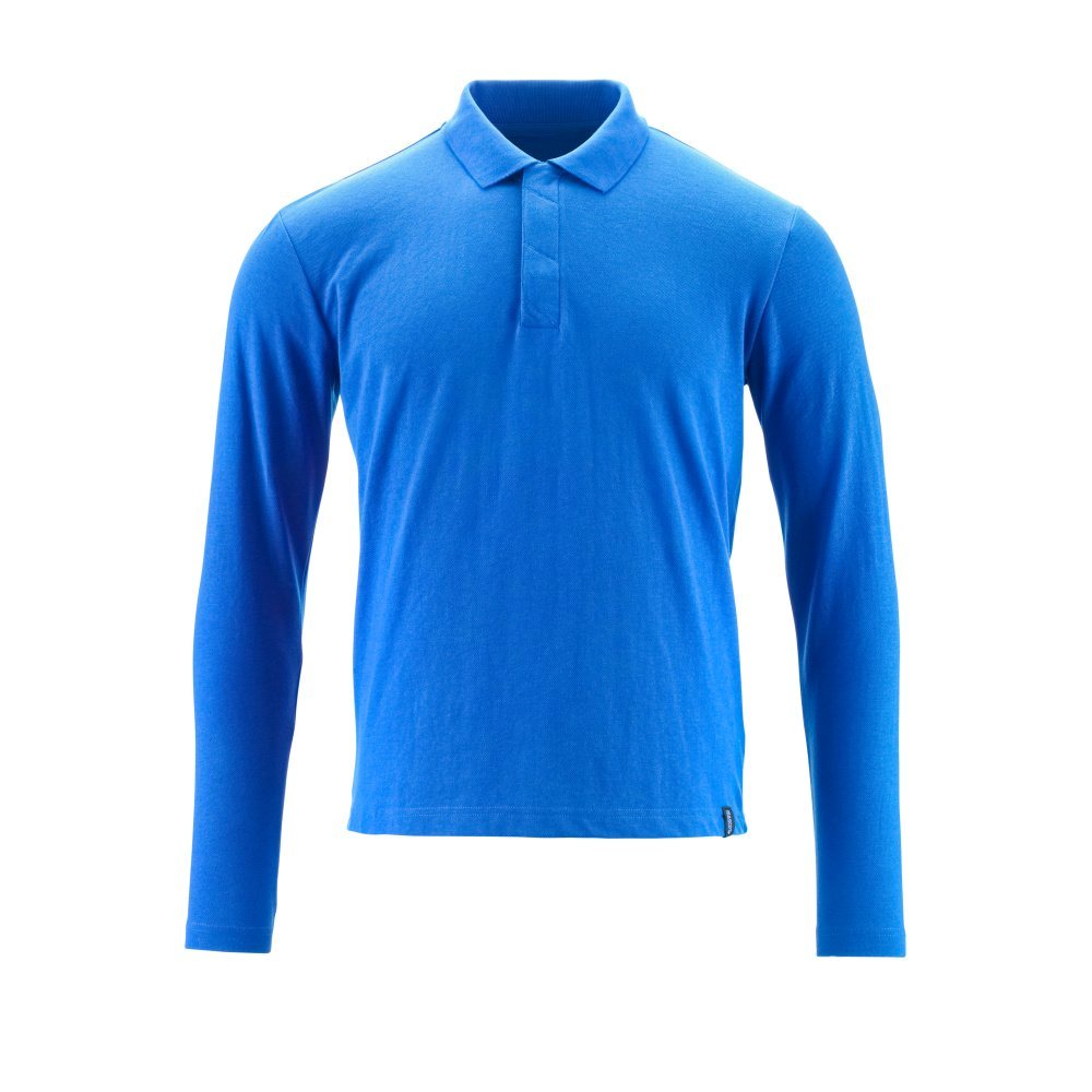 mascot-poloshirt-lange-mouwen-helder-blauw