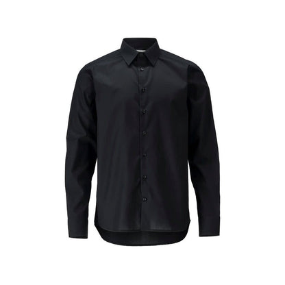 mascot-slimfit-overhemd-popeline-diepzwart