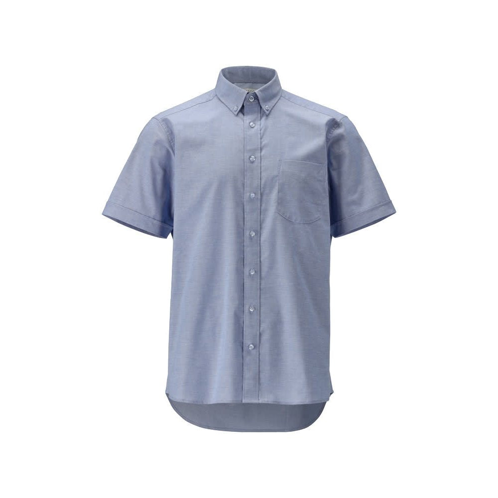 mascot-modern-fit-overhemd-stretch-kort-lichtblauw