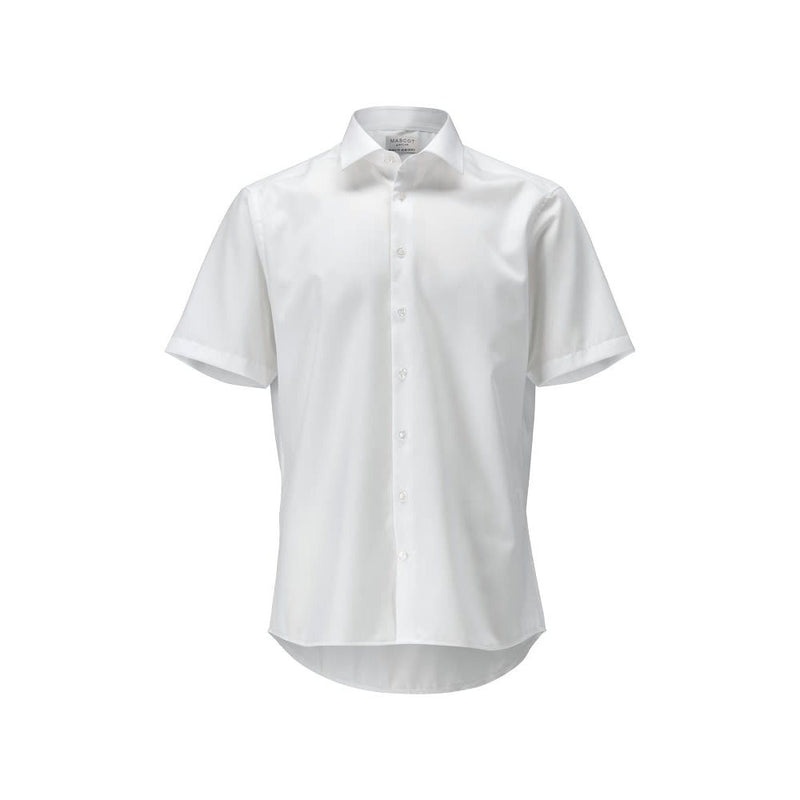 mascot-modern-fit-overhemd-katoen-korte-mouw-wit