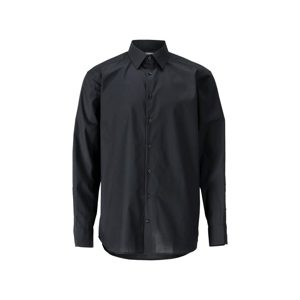 mascot-classic-fit-overhemd-popeline-diepzwart