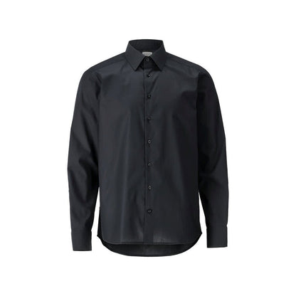 mascot-moden-fit-overhemd-popeline-diepzwart