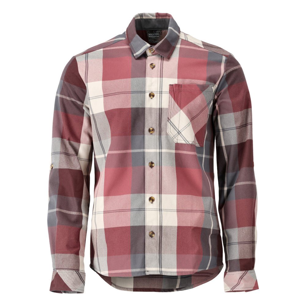 mascot-customized-flanellen-overhemd-bordeaux