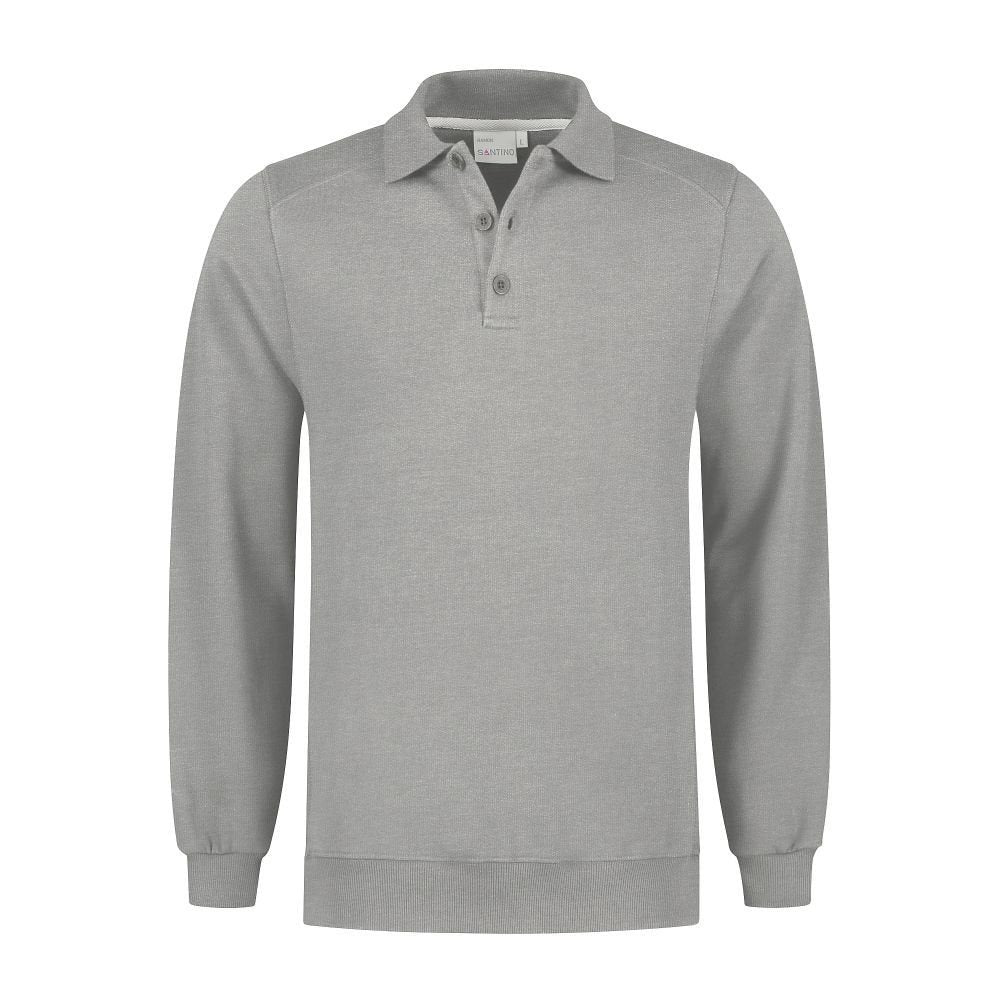 santino-polosweater-ramon-sport-grijs