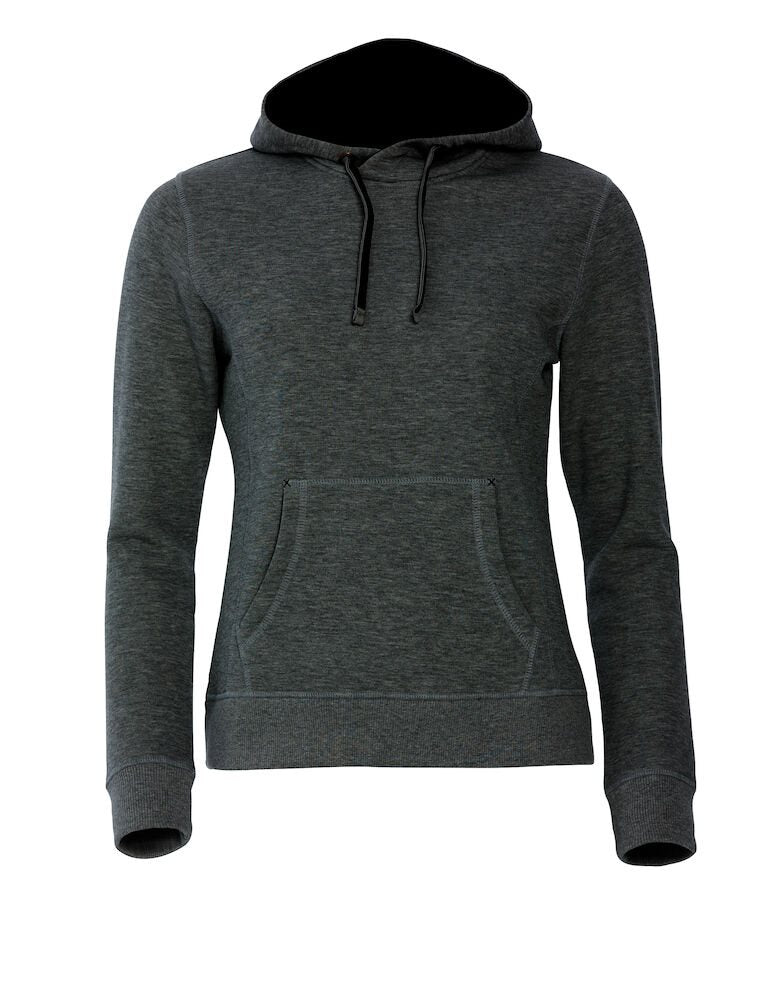clique-classic-hoody-dames-antraciet-melange