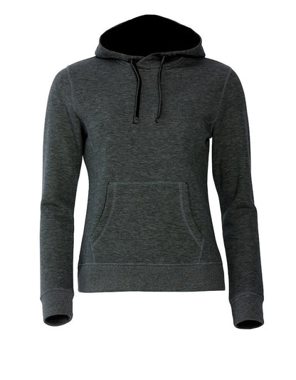 clique-classic-hoody-dames-antraciet-melange