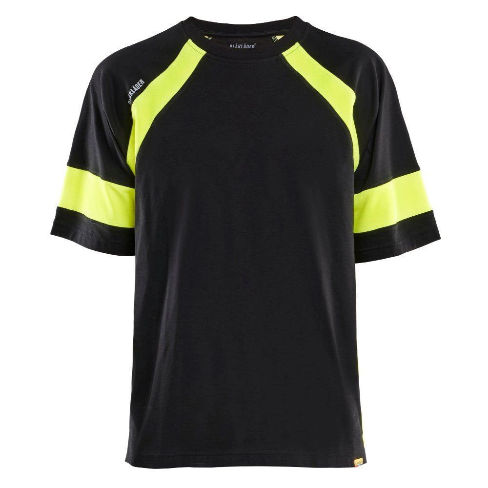 blaklader-t-shirt-visible-zwart-geel