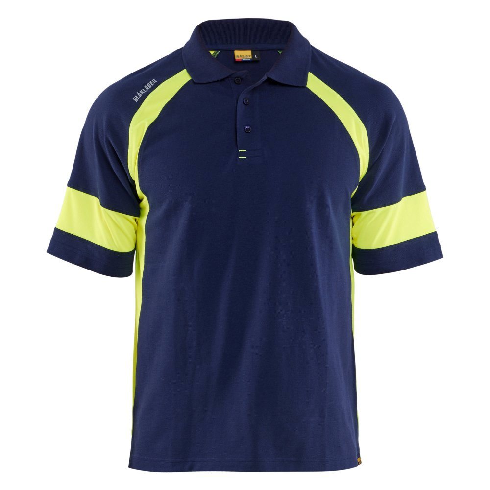 blaklader-poloshirt-visible-navy-geel