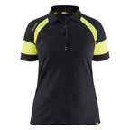 blaklader-dames-poloshirt-visible-zwart-geel