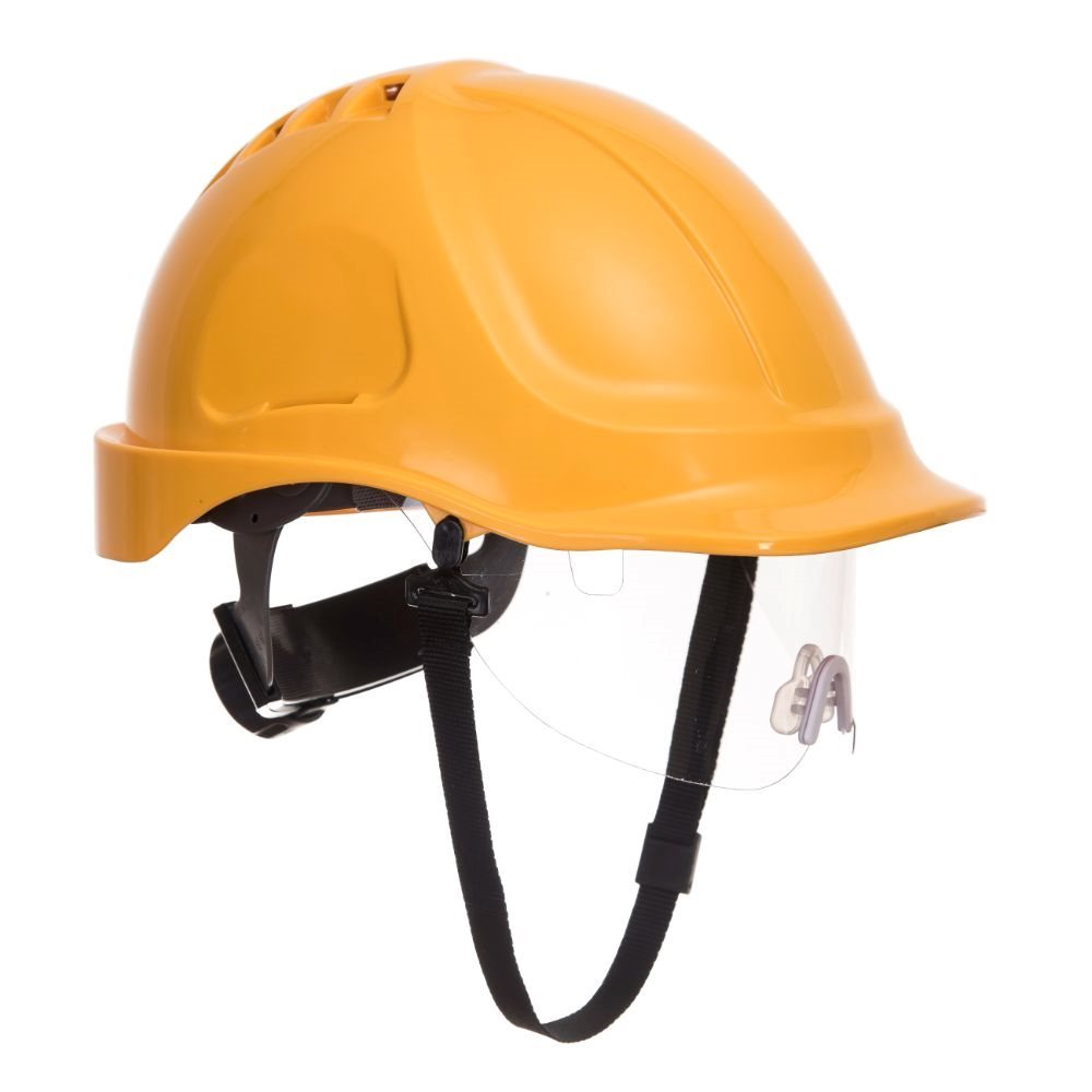 portwest-pw55-endurance-vizier-helm-geel