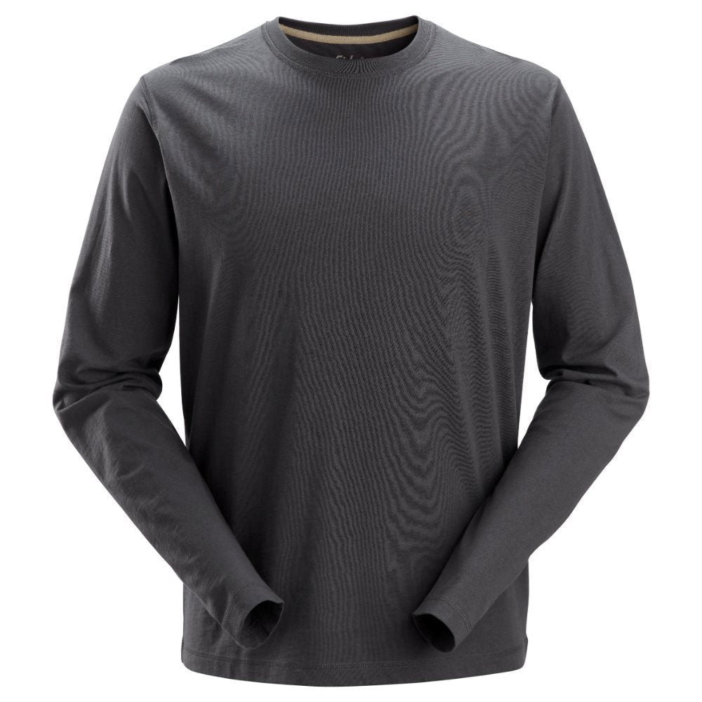 snickers-t-shirt-l-s-staalgrijs