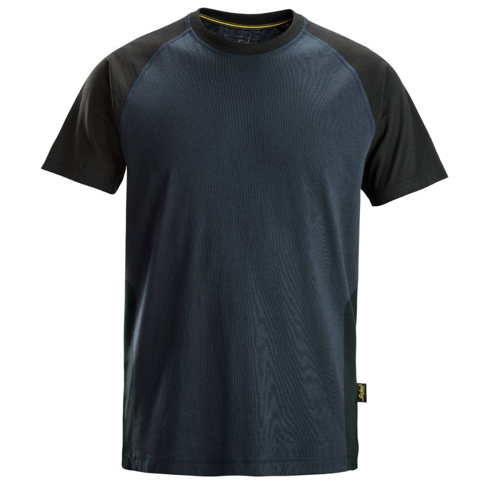 snickers-tweekleurig-t-shirt-navy-zwart
