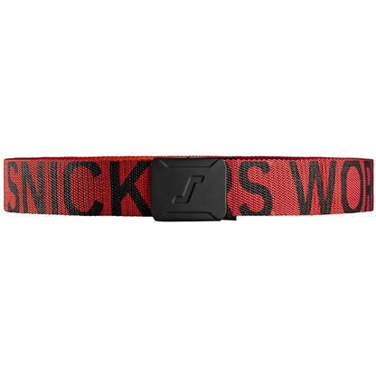snickers-logo-riem-rood-zwart