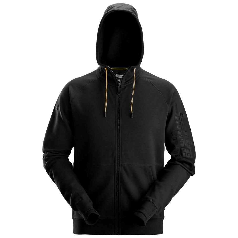 snickers-logo-full-zip-hoodie-zwart