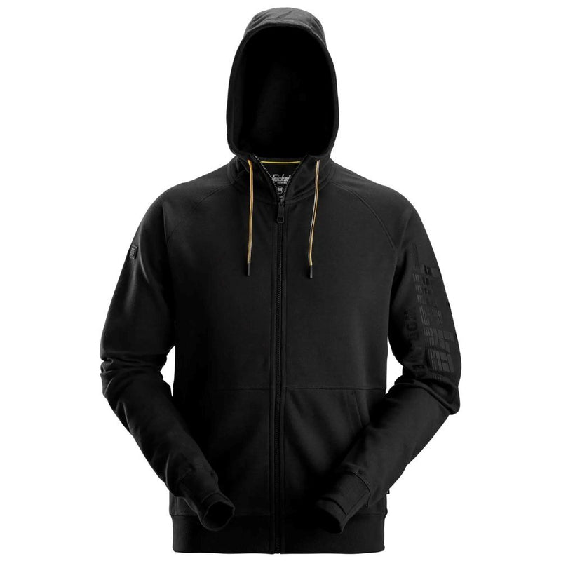 snickers-logo-full-zip-hoodie-zwart