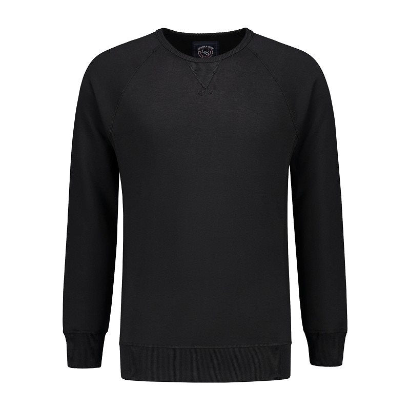 ls-melange-trui-heren-zwart