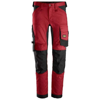 snickers-aw-stretch-werkbroek-rood-zwart