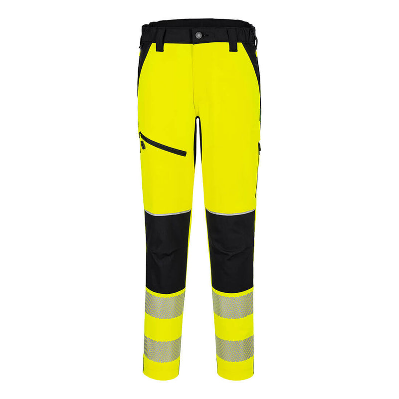 Portwest PW3 Hi-Vis Stretch Trouser (Geel/Zwart)