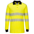 Portwest PW3 Flame Resistant Hi-Vis Polo Shirt (Geel/Zwart)