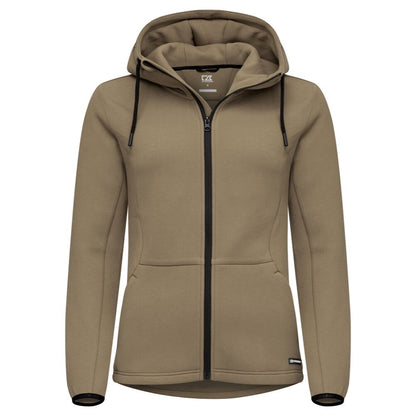 cutter-buck-pemberton-hood-full-zip-dames-khaki